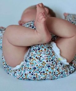 Pinky Reborn Baby Dolls,20 inches Realistic-Newborn Baby Dolls Silicone Reborn Toddler Doll with Toy Accessories for Kids Age 3+ 2