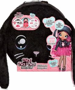 Na Na Na Surprise Ultimate Black Bunny and 11″ Fashion Doll Surprise Doll with Clothes & Accessories 100+ Mix & Match Looks for Kids Girls 2