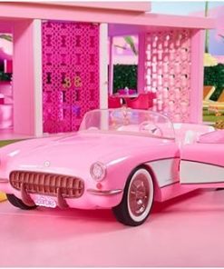 Barbie The Movie Collectible Car, Pink Corvette Convertible (HPK02) 2