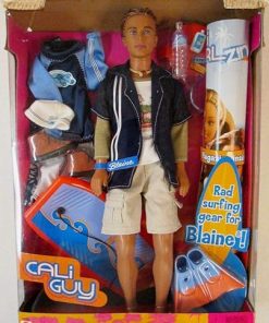 Barbie Cali Guy Blaine Doll with Surfing Accesories