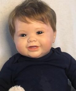 Reborn Baby Dolls, 20 Inch Cute Truly Soft Vinyl Poseable Realistic Newborn Baby Dolls Real Life Lifelike Baby Dolls with Doll Accessories for 3+ Year Old Girls 2