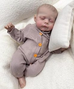 19inch Newborn Baby Erica Soft Body Reborn Doll Lifelike Soft Touch Cuddly Baby Multiple Layers Painting 3D Skin