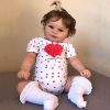 Silicone Reborn Cute Toddler Girl Doll Premie Baby Genesis Hand Painted Doll Cute Lifelike Silicone Babies with Clothes and Accessories Gift for Children