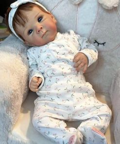Zero Pam Reborn Baby Dolls Silicone Full Body, Realistic Baby Doll,18 in Anatomically Correct Baby Girl, Full Silicone Baby Doll, Real Life Reborn Dolls with Accessories 2