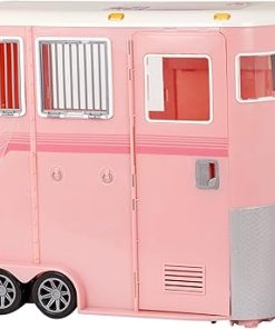 Our Generation by Battat- Mane Attraction- Horse, Equestrian Trailer for 18″ Dolls & 20″ Horses- for Age 3 Years & Up