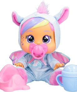 Cry Babies Loving Care Fantasy Jenna | Baby doll that cries Real tears with Pyjamas & 3 Accessories – Toy and Gift for Boys and Girls