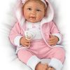 The Ashton-Drake Galleries I Sure Do Love Ewe Baby Doll by Linda Murray, 19 inches, Lifelike RealTouch Vinyl
