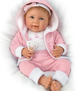 The Ashton-Drake Galleries I Sure Do Love Ewe Baby Doll by Linda Murray, 19 inches, Lifelike RealTouch Vinyl