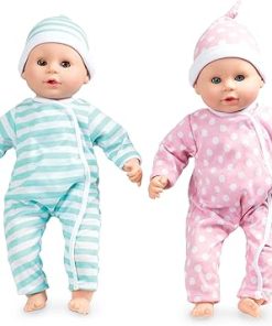 Melissa & Doug Luke & Lucy Twin Toy Baby Dolls I Twin Dolls Boy and Girl |Baby Doll Accessories I Pretend Play I Age 18 Months to 5 Years I Babydolls for Girls | Gift for Girls and Boys