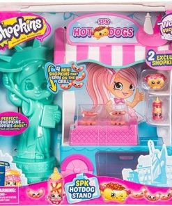 Shopkins Season 8 USA Hotdog Stand Playset, Multicolor, 2.68” x 8.46” x 7.28” (56528)