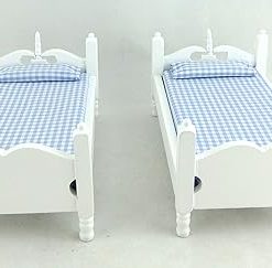 Aztec Imports, Inc. Dollhouse Miniature Student’s Bunkbed Loft in White 2