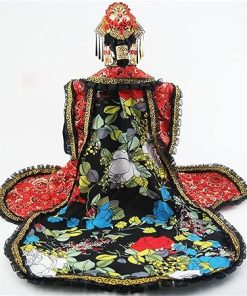 Oriental Belly Dancer Doll 12” Chinese Antique Collectible Decoration Belly Dancer Doll for Play House Accompany Holiday Christmas Day Birthday Gift 2