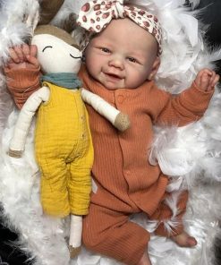 Zero Pam Adorable Lifelike Reborn Baby Dolls Girls 20 Inch, Soft Cloth Body Baby Boy Dolls That Look Real Newborn Toddlers Advanced Painted Toy for Kids and Collectors