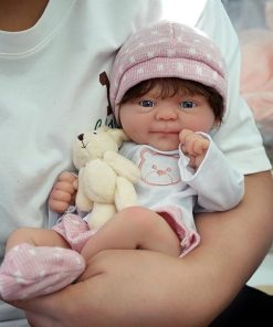 14″ Reborn Baby Dolls, Full Silicone Baby Dolls, Realistic Soft Silicone Newborn Baby Doll, Real Full Body Silicone Reborn Baby Dolls with Feeding Accessories（Girl） 2