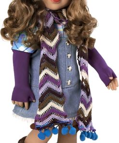Adora Amazing Girls – 18” Fashion Doll, Poseable Limbs, Rooted Hair for Styling, Open and Close Eyes, Soft Huggable Body Stylish Playmate (Ava)
