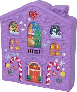 Polly Pocket Advent Calendar, Winter House Design, 25 Surprises Including 2 Micro Dolls, 3 Animal Figures, Furniture & Accessories 2