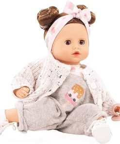 Gotz Muffin Popsicls 13″ Soft Baby Doll with Brown Hair to Wash and Style
