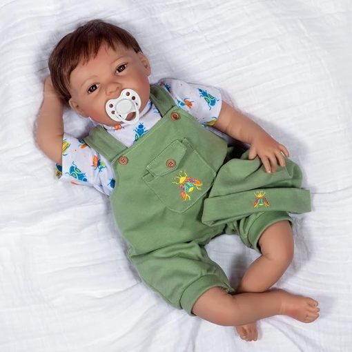 Paradise Galleries Realistic Reborn Baby Doll Jannie de Lange Sculptor and Artist Designer Doll Collection 21 Inch with Accessories Special Birthday Gift Ages 3 and up - Snuggle Bug - Image 2