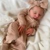 RXDOLL Realistic Reborn Baby Dolls Girl 20 Inch Lifelike Newborn Sleeping Baby Dolls That Look Real Life Baby Doll with Soft Weighted Cloth Body Gifts Toys for Kids Birthday Xmas