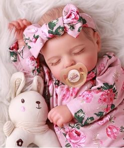 BABESIDE Lifelike Reborn Baby Dolls Boy & Girl, Soft Body Realistic Newborn Dolls with Toy Accessories for Kids Age 3+ 2