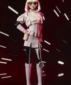 Barbie Collector Star Wars Stormtrooper x Doll (~12-inch) in Black and White Fashion and Accessories, with Doll Stand and Certificate of Authenticity 2