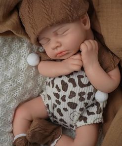 Lifelike Reborn Baby Dolls – 12-inch Full Silicone Newborn, Real Life Baby Dolls with Realistic Veins & Sleeping Pose – Real Baby Reborn Gift Set for Kids Age 3+