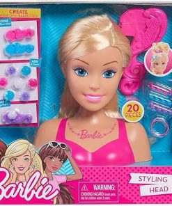 KidPlay Girls Styling Head Doll with Hair Accessories – Barbie 2