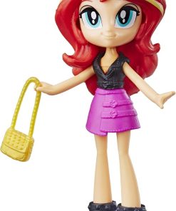 My Little Pony Equestria Girls Fashion Squad Sunset Shimmer 3″ Mini Doll with Removable Outfit, Shoes & Accessory, for Kids 5 & Up