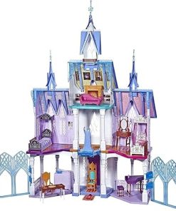 Disney Frozen Ultimate Arendelle Castle Playset Inspired by The Frozen 2 Movie, 5′. Tall with Lights, Moving Balcony, & 7 Rooms with Accessories