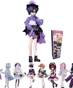 1/5 BJD Dolls Blind Box,Kawaii BJD Dolls Tea Drinks Plus Series 1/5 Ball Jointed Doll Collectable Action Figure Posable Dress Up Doll for Girls Birthday Party Gift Toys