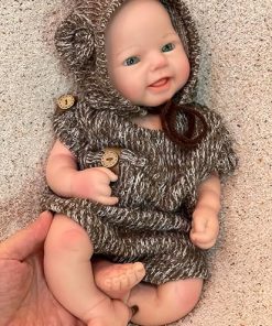 Full Body Silicone Baby Dolls -16 Inch Realistic Handmade Newborn Boy Dolls Anatomically Correct Real Baby Doll Weights 2