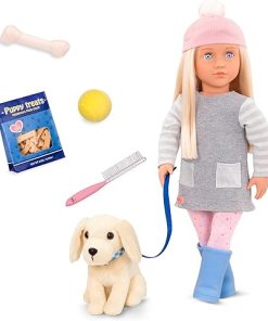 Our Generation Meagan Play Doll with Pet and Accessory Set, Inspire Imaginative Play for Toddlers, 18 inch / 46 cm 2