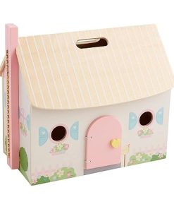 Mud Pie Kids Doll House Set; 11 1/2″ X 12 1/4″