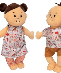 Manhattan Toy Wee Baby Stella Peach 12″ Soft Baby Twin Dolls 2