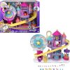 Polly Pocket Polly & Friends Pack, Animal Campout Theme, Heart-Shaped Case, Scenic Backdrop, 4 Micro Dolls, 10 Accessories, Great Gift for Ages 4 Years Old & Up 3