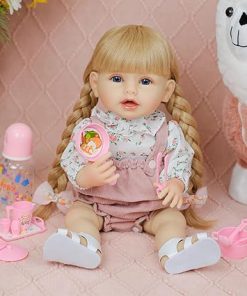 Reborn Baby Dolls – Realistic Newborn Baby Doll That Look Real Full Silicone Baby Dolls Girl with Doll Clothes & AccessoriesToy Gift Set for Kids Age 3+