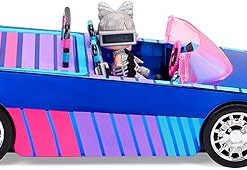 LOL Surprise Dance Machine Car with Exclusive Doll, Surprise Pool and Dance Floor, Multicolor and Magic Blacklight, for Kids