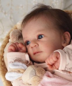 Zero Pam Reborn Baby Dolls Baby Girl Felicia 19 Inch Lifelike Newborn Baby Dolls That Look Realistic Cute Baby Doll with Rooted Hair Soft Body Baby Dolls for Kids Ages 3+ 2