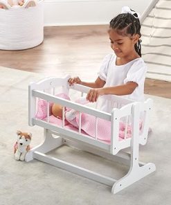 Badger Basket Heirloom Doll Bed with Blanket | Fits 18-20 Inch Dolls | Classic Design for Imaginative Play 2