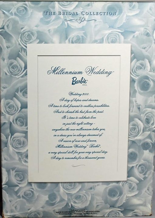 1999 Millennium Wedding Barbie (Brunette) - Image 2