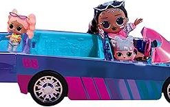 LOL Surprise Dance Machine Car with Exclusive Doll, Surprise Pool and Dance Floor, Multicolor and Magic Blacklight, for Kids 2