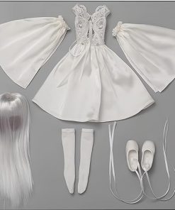 1/4 Bjd Doll Resin Anime Ball Jointed Doll Handmade Makeup Action Figure Home Desktop Decor and Collectable Gift Set (N) 2