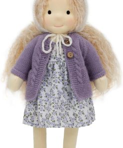Handmade Waldorf Doll Clothes 12 inch Clothing Set with Pretty Box Girl Christmas Birthday Present-Bunny’s Clothes Accessories 2