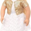 Our Generation Holiday Hope-Holiday Doll in Sequin Outfit, 18″