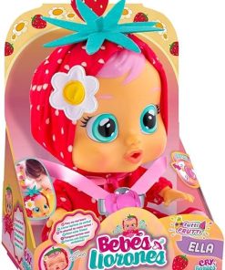 Cry Babies Tutti Frutti Ella The Strawberry Scented Baby Doll,Single,Multi-Coloured