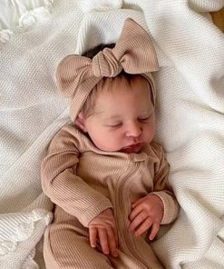 Zero Pam Reborn Baby Dolls-20 in Realistic Baby Doll, Silicone Doll, 3D Painted Skin Cloth Body Real Life Babys Dolls, Lifelike Reborn Dolls with Accessories 2