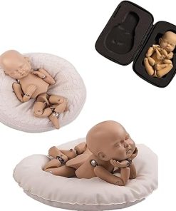 50cm Simulation Doll Shooting Realistic Naked Photography Training Reborn Baby Doll Props Posing Posture Training Photography Clothing Practice, 20 inch
