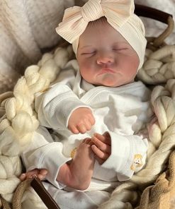 Pinky Reborn Baby Dolls – 19 inches Realistic Newborn Soft Vinyl Baby Dolls That Look Real Child Toys with Outfit & Accessories 2