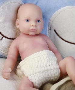 NEFSO 10.2 inch Realistic Full Silicone Baby Doll,Lifelike Reborn Baby Dolls, Toy, and Collectible.Bold Girl 014 2