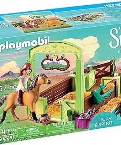 Playmobil DreamWorks Spirit Lucky & Spirit with Horse Stall Playset